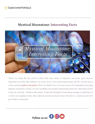 Mystical Moonstone_ Interesting Facts.docx