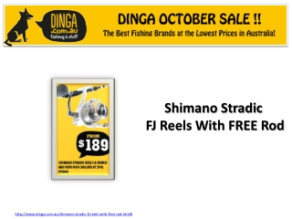 Shimano Stradic FJ Reels in October Sale at Dinga !
