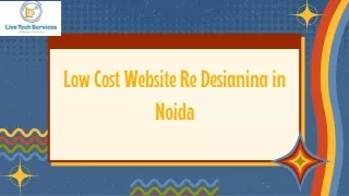 Low Cost Website Re Designing in Noida