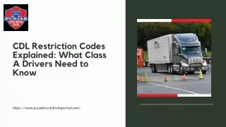 CDL Restriction Codes Explained: What Class A Drivers Need to Know