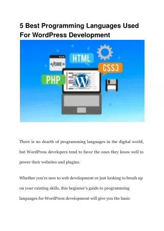 5-Best-Programming-Languages-Used-For-WordPress-Development