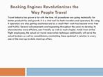Booking Engines Revolutionizes the Way People Travel