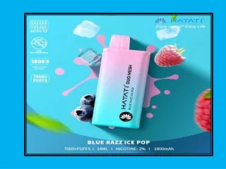 Hayati Duo Mesh 7000 Disposable Vape Puff Bar Pod Box of 10