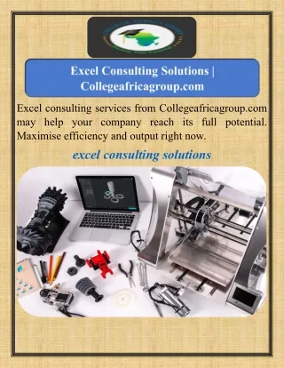 Excel Consulting Solutions   Collegeafricagroup.com