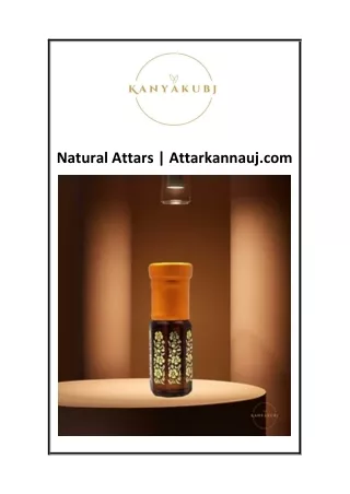 Natural Attars  Attarkannauj.com