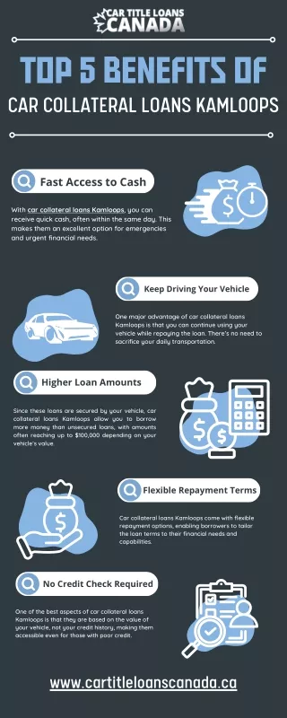 Top 5 Benefits of Car Collateral Loans Kamloops