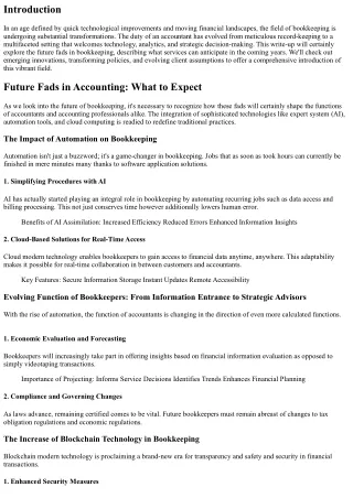Future Fads in Bookkeeping: What to Anticipate