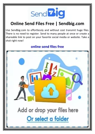 Online Send Files Free  Sendbig.com