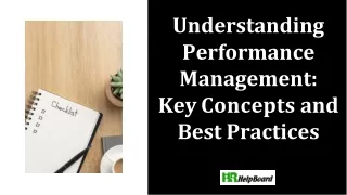 HR Performance Management