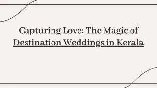 Beach Weddings in Kerala: The Ultimate Destination Wedding in Kerala