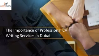 The Importance of Professional CV Writing Services in Dubai