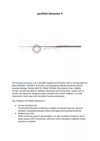 penfield dissector 4