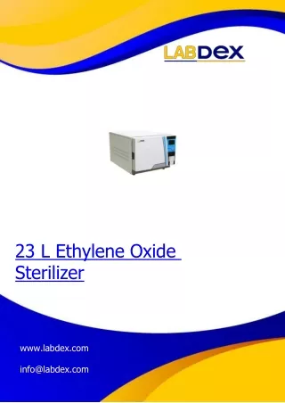 23 L Ethylene-Oxide-Sterilizer