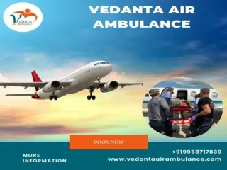 Use Vedanta Air Ambulance in Kolkata with Life-Saving Medical Treatment