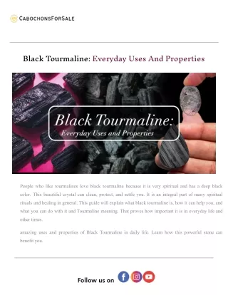 Black Tourmaline_ Everyday Uses And Properties.docx