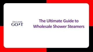 Essential Guide to Buying Wholesale Shower Steamers