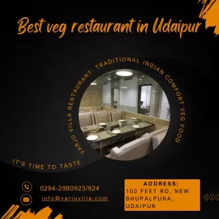 Best veg restaurant in Udaipur