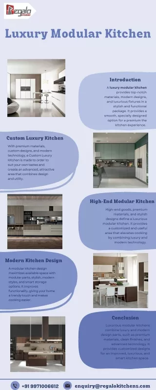 Luxury Modular Kitchen in Gurgaon