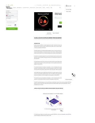 Global Acoustic Doppler Current Profiler Market trends 2023-2030