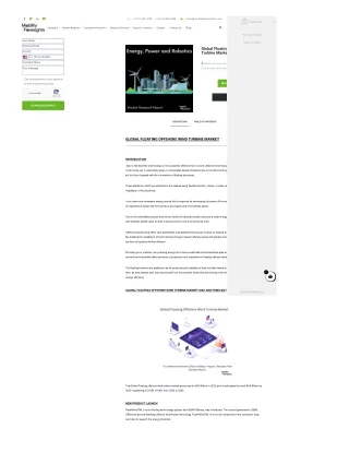 Global Floating Offshore Wind Turbine Market size 2023-2030