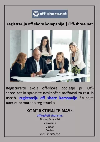 registracija off shore kompanije  Off-shore.net