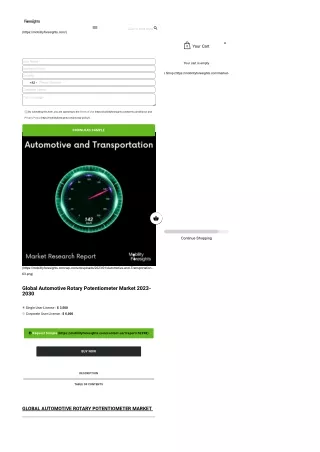The Rotary Powerhouse: A Detailed Study of the Global Automotive Rotary Potenti