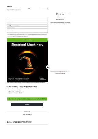 Motorized Massage: A Growing Global Phenomenon
