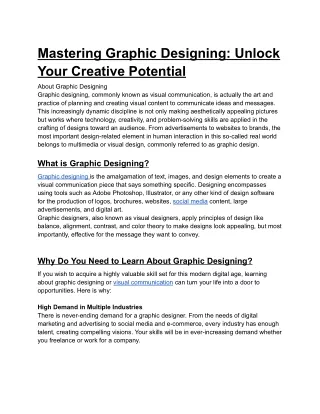 blog of graphic desining