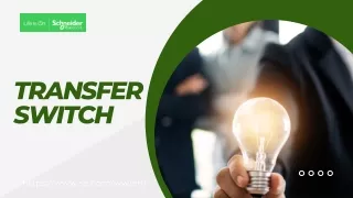 Transfer Switch | Schneider Electric Thailand