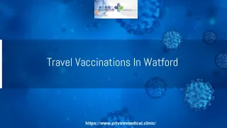 Travel vaccinations Watford