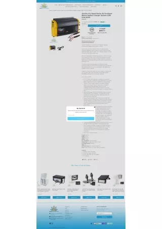 Marine Battery Charger System