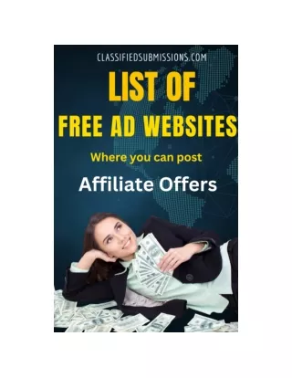 Download Our Free eBook - 50  Websites to Post Your Affiliate Offers for FREE!