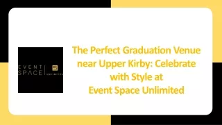 The Perfect Graduation Venue near Upper Kirby Celebrate with Style at Event Space Unlimited