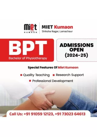 Miet College: Shaping Future Physiotherapists