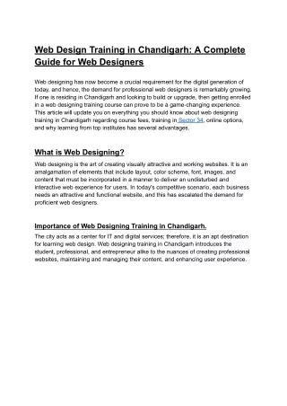 Web Design