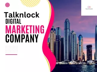 Digital Marketing Company Presentation