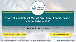 Global News Ink and Coldset Market Research Report 2024-2030 (Status and Outlook)