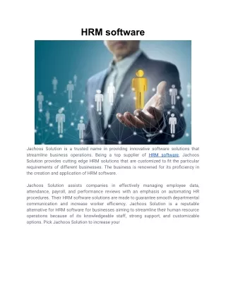 HRM software