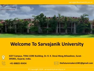 Top B.Arch Colleges in Surat: Sarvajanik University