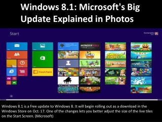 Windows 8.1: Microsoft's Big Update Explained in Photos