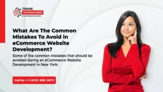 What Are The Common Mistakes To Avoid in eCommerce Website Development?