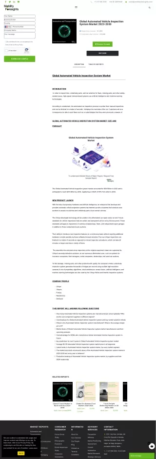 Global Automated Vehicle Inspection System Market Trend