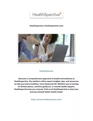 Healthspective | Healthspective.com