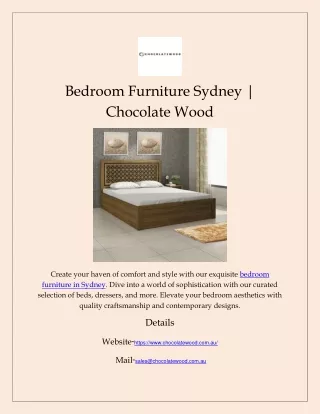 Bedroom Furniture Sydney