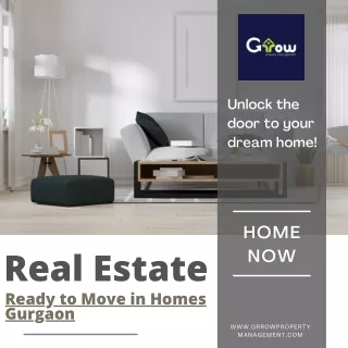 Ready to Move in Homes Gurgaon