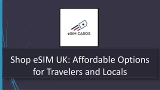 eSIM UK: The Best Prepaid, Unlimited Data and Tourist Plans