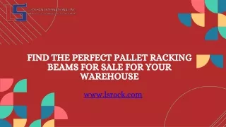 Buy Pallet Rack Beams for Sale | Affordable Racking Beams Online