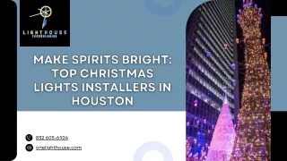 Deck the Halls: Hassle-Free Christmas Lights Installation in Houston