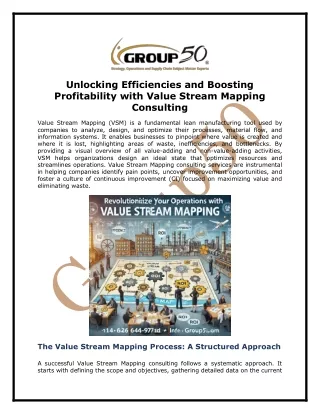 Unlocking Efficiencies and Boosting Profitability with Value Stream Mapping