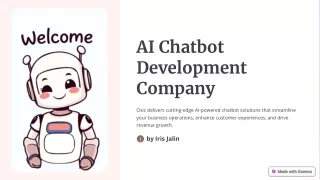AI Chatbot Development Company - Osiz